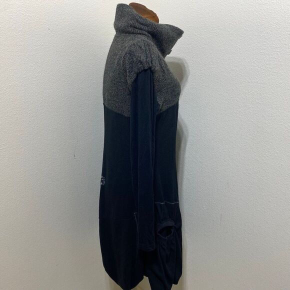 P P&M Exterior Black Dress EU Size 46 US 8 - Picture 5 of 11